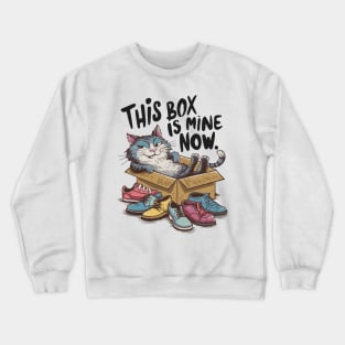 Cat in the box Crewneck Sweatshirt